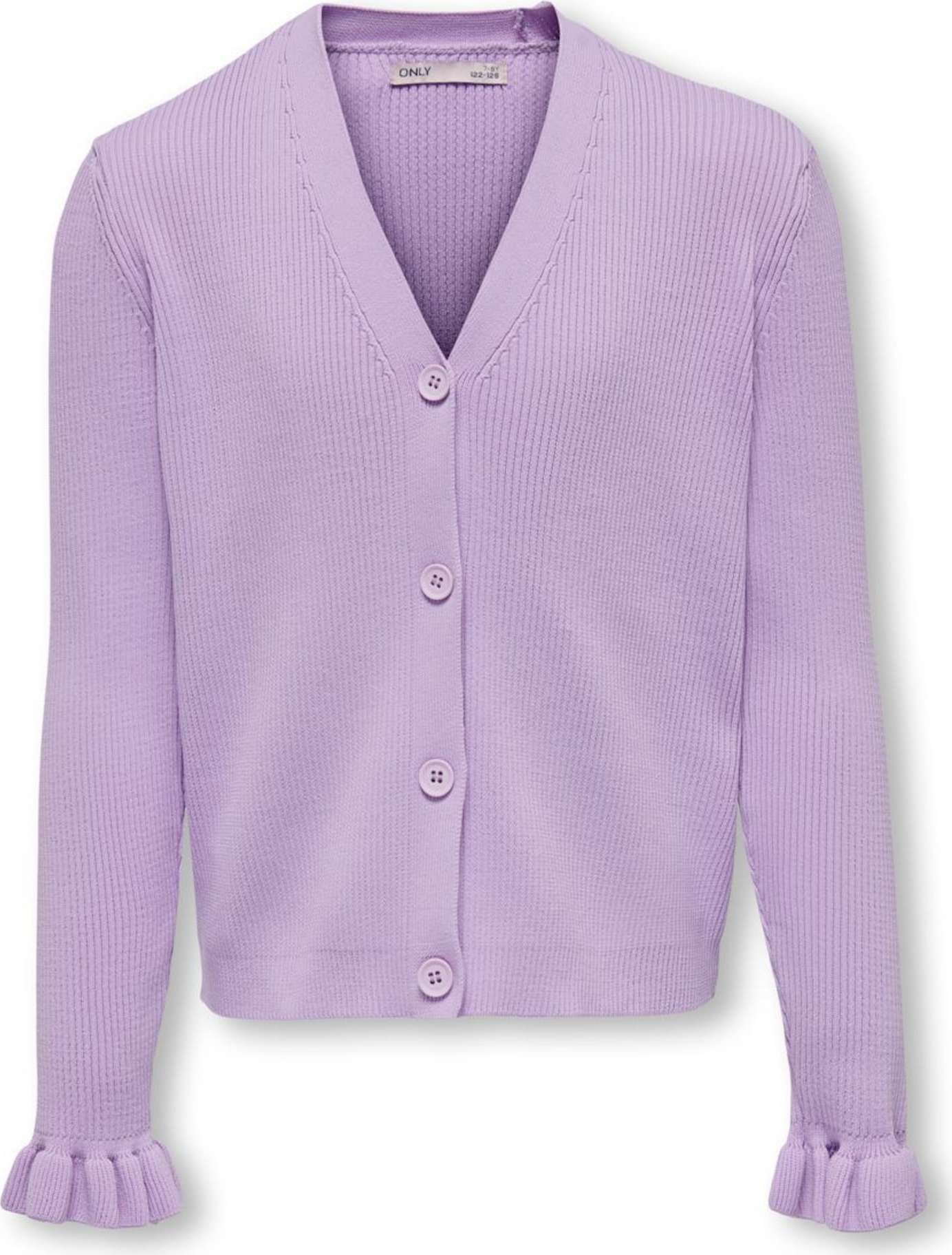 KIDS ONLY Pletená bunda světle fialová