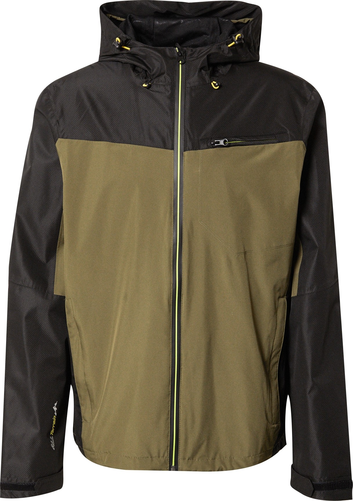 KILLTEC Outdoorová bunda 'KOS' olivová / černá