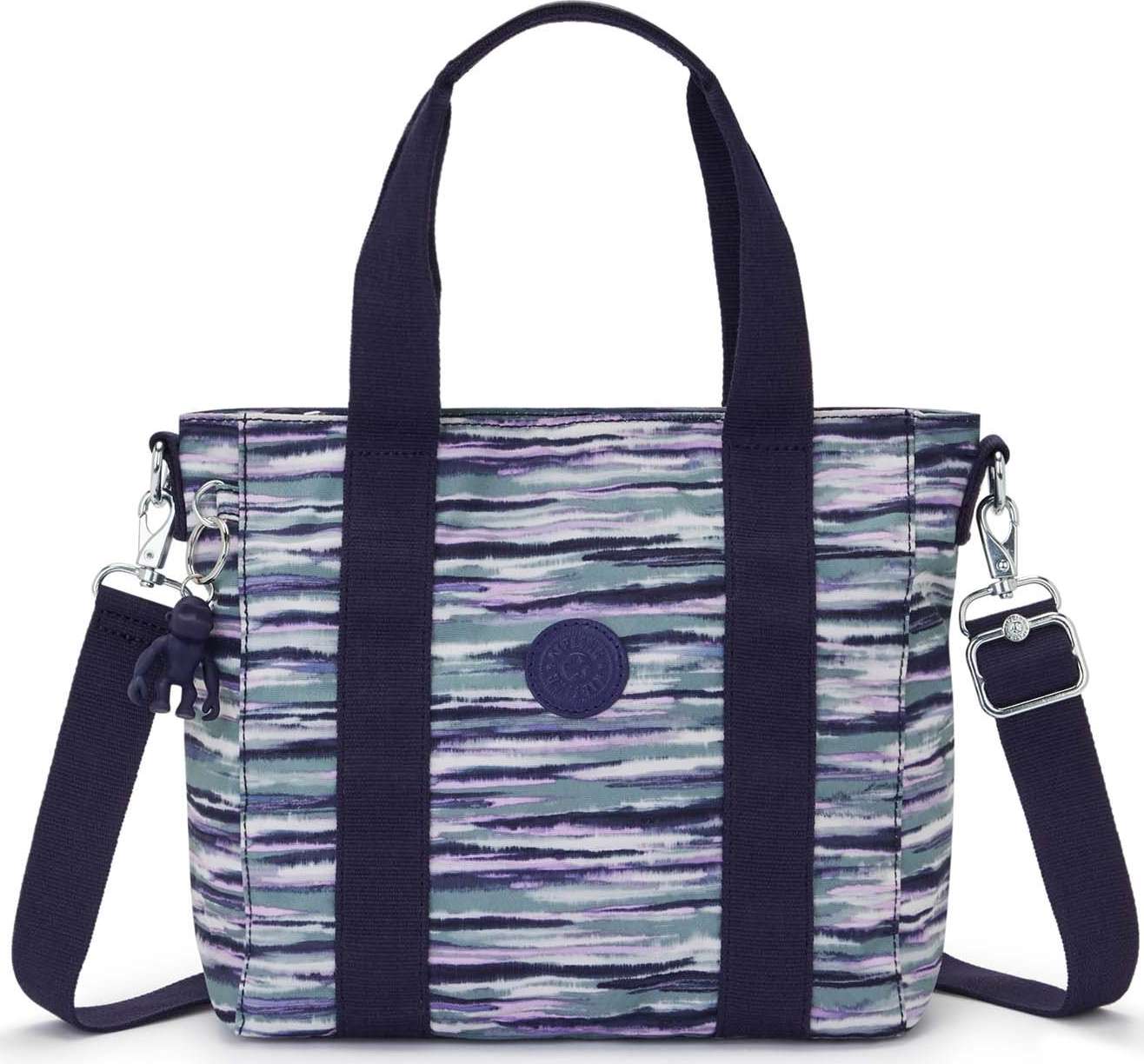 KIPLING Nákupní taška 'Asseni' tmavě modrá / mátová / světle růžová / bílá