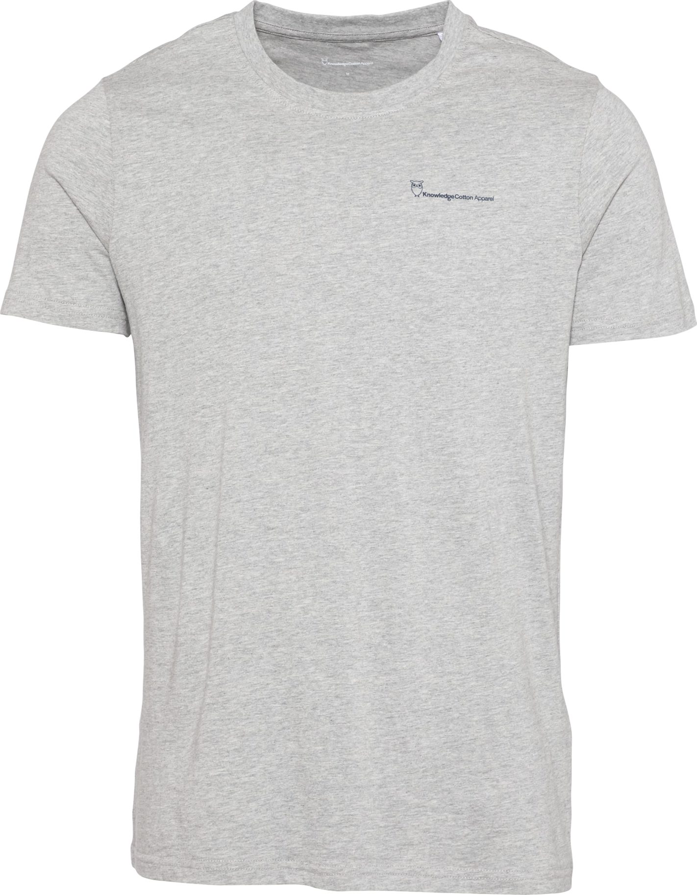 KnowledgeCotton Apparel Tričko 'ALDER' námořnická modř / šedý melír