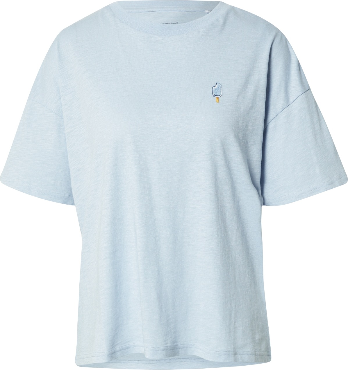 KnowledgeCotton Apparel Tričko světlemodrá