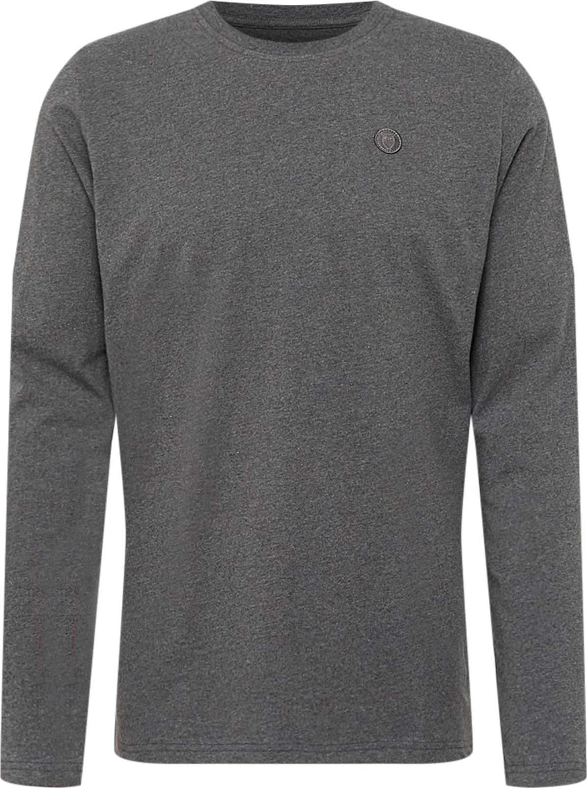 KnowledgeCotton Apparel Tričko tmavě šedá