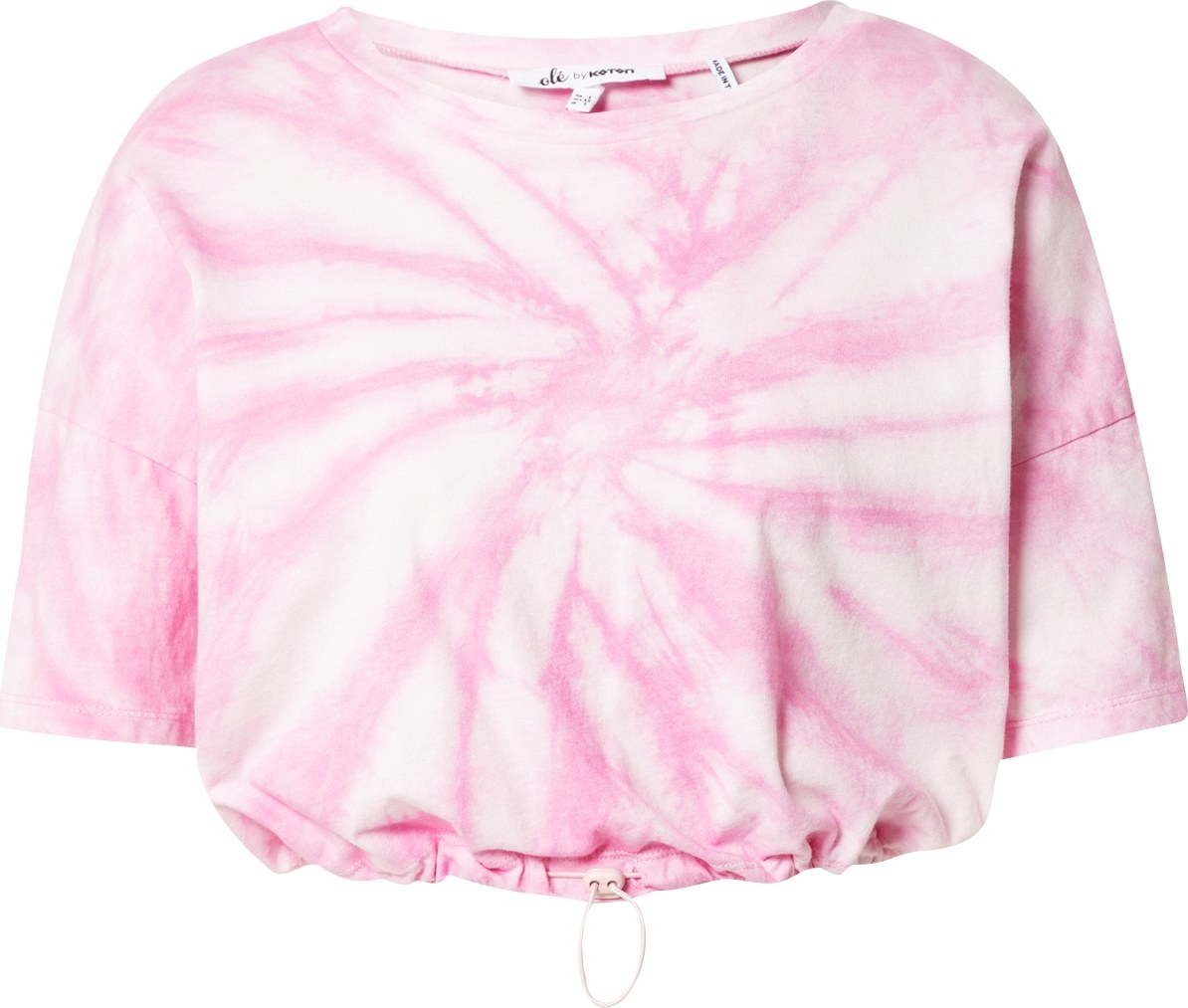 Koton Tričko světle růžová / offwhite