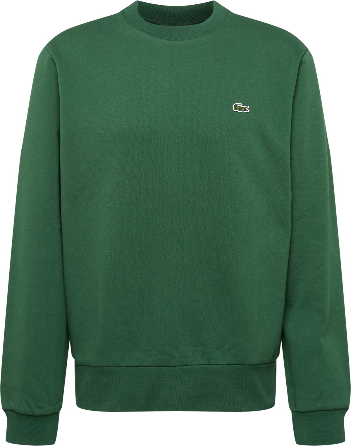 LACOSTE Mikina světle zelená / tmavě zelená / ohnivá červená / bílá