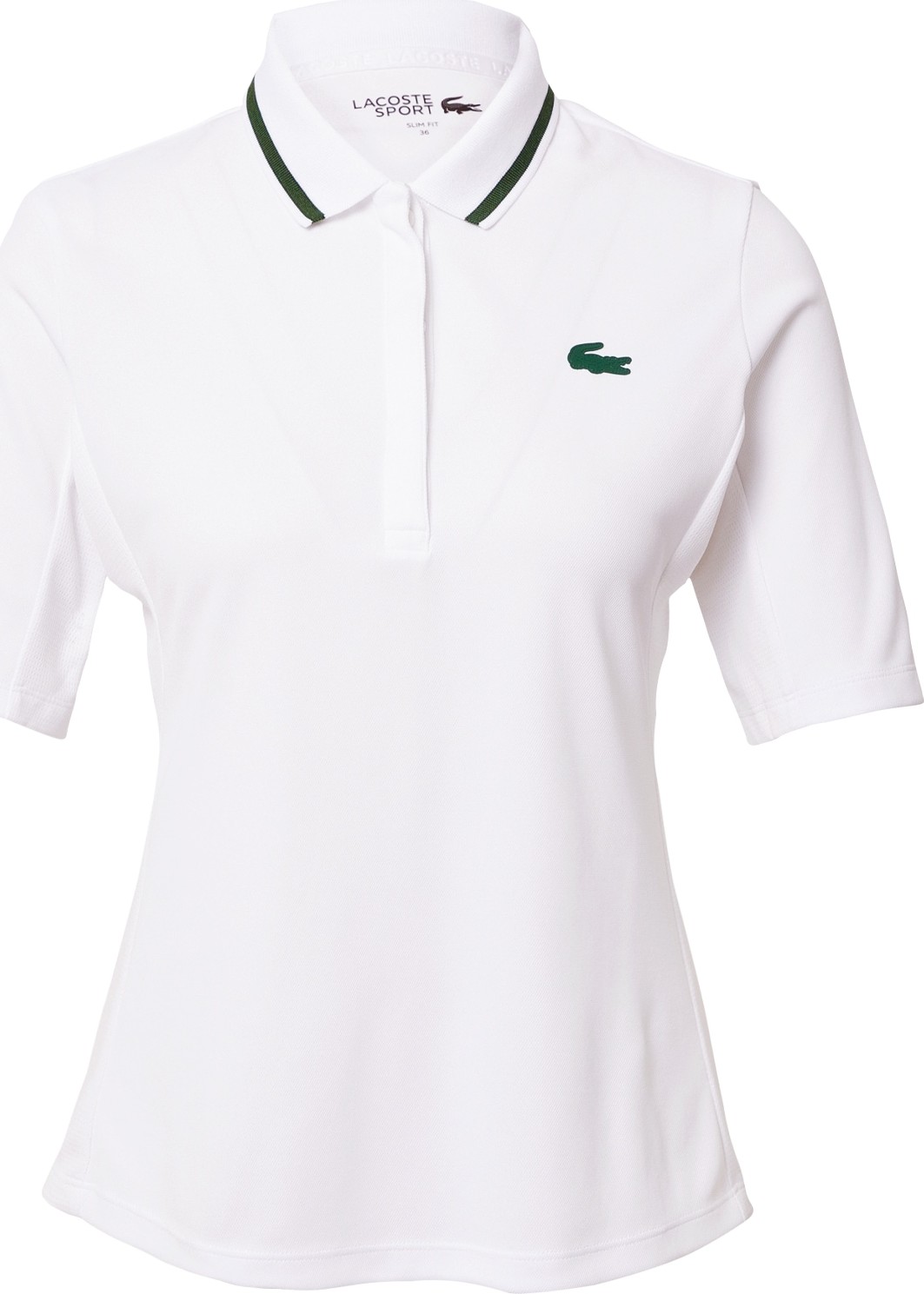 Lacoste Sport Funkční tričko tmavě zelená / bílá