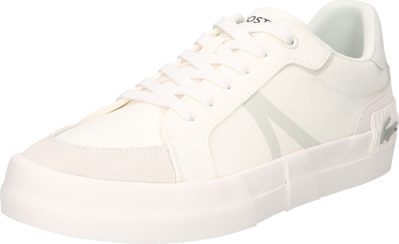 LACOSTE Tenisky šedá / bílá / offwhite