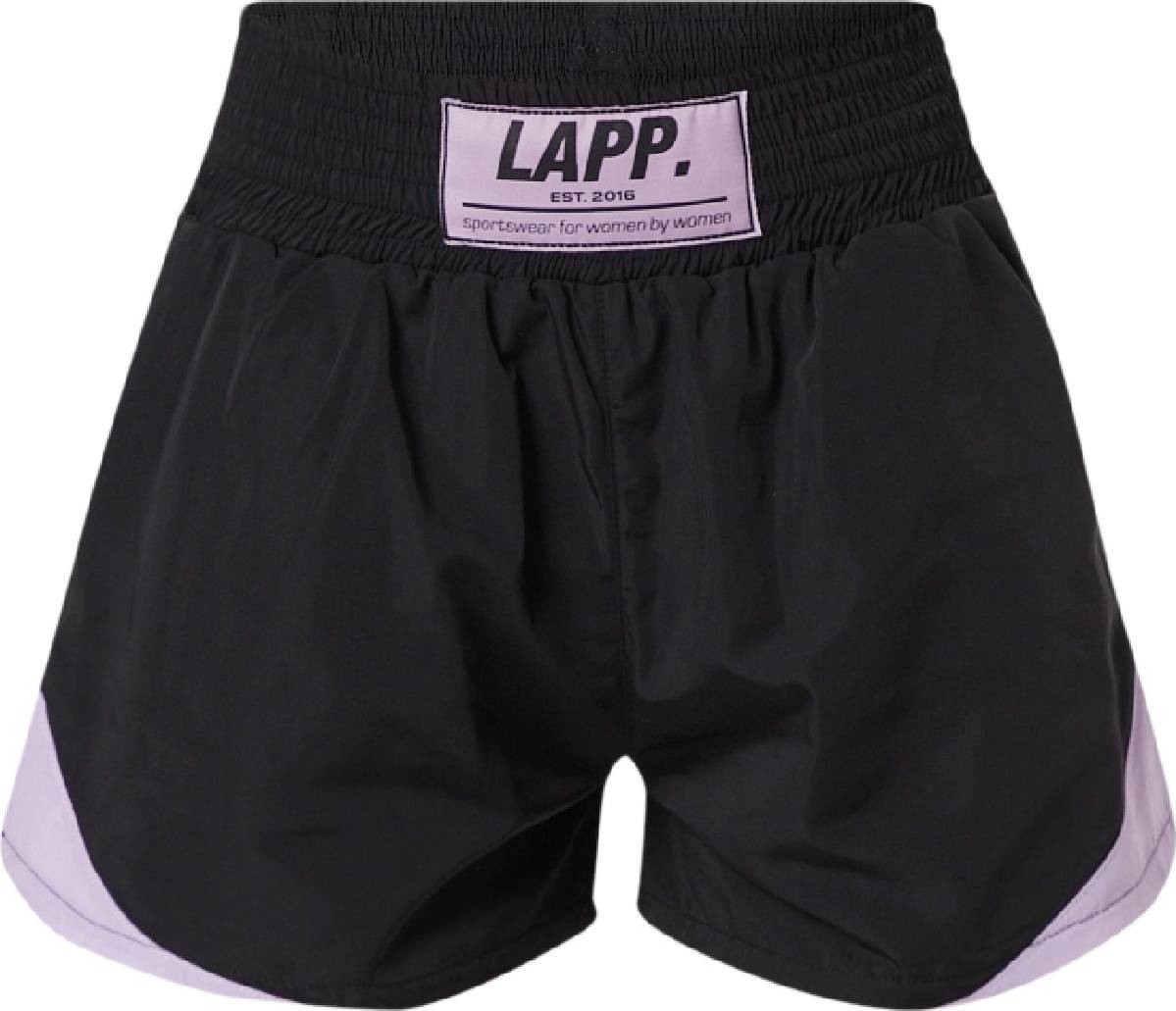Lapp the Brand Sportovní kalhoty pastelová fialová / černá