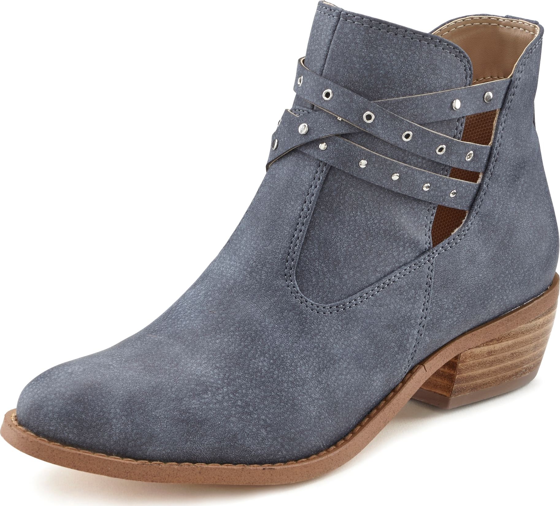 LASCANA Kotníkové boty antracitová