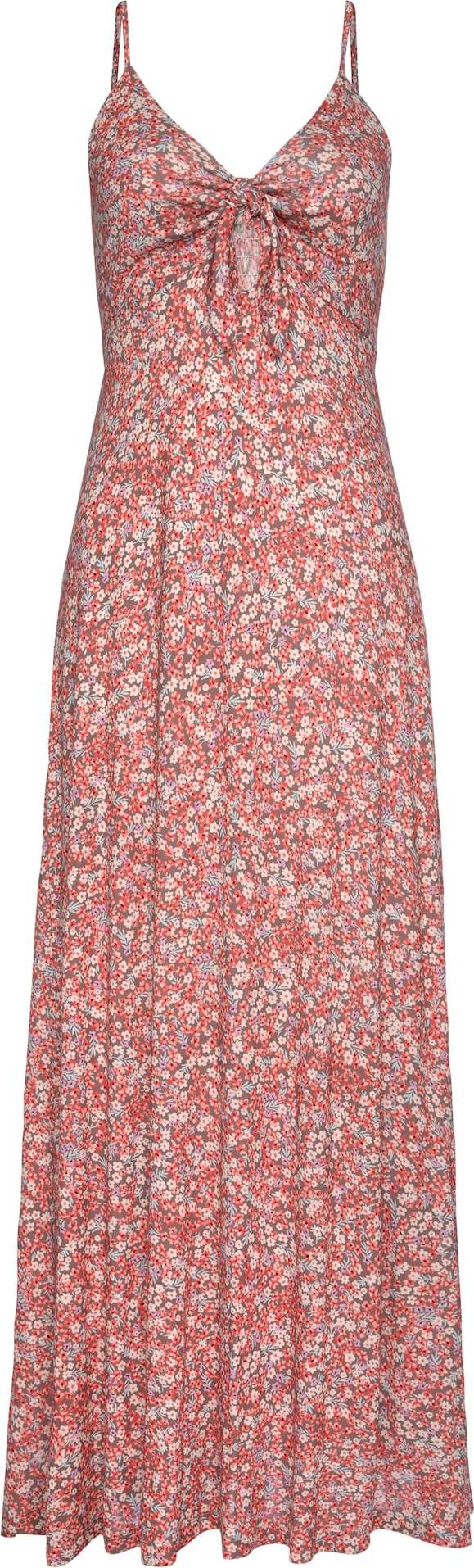 LASCANA Plážové šaty zelená / fialová / červená / bílá