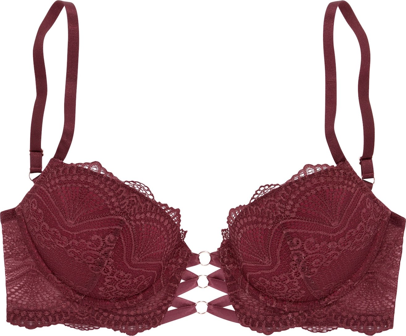 LASCANA Podprsenka vínově červená