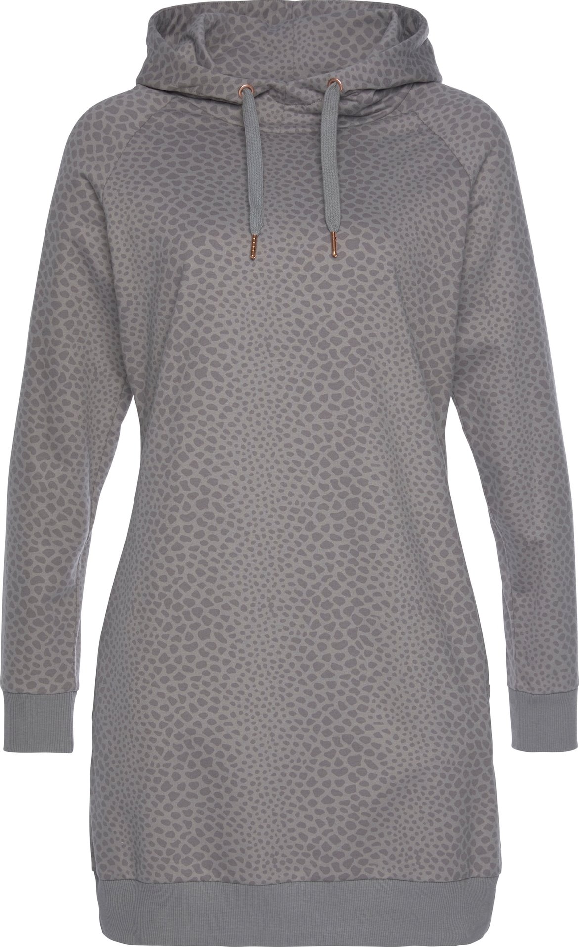 LASCANA Šaty šedobéžová / grafitová