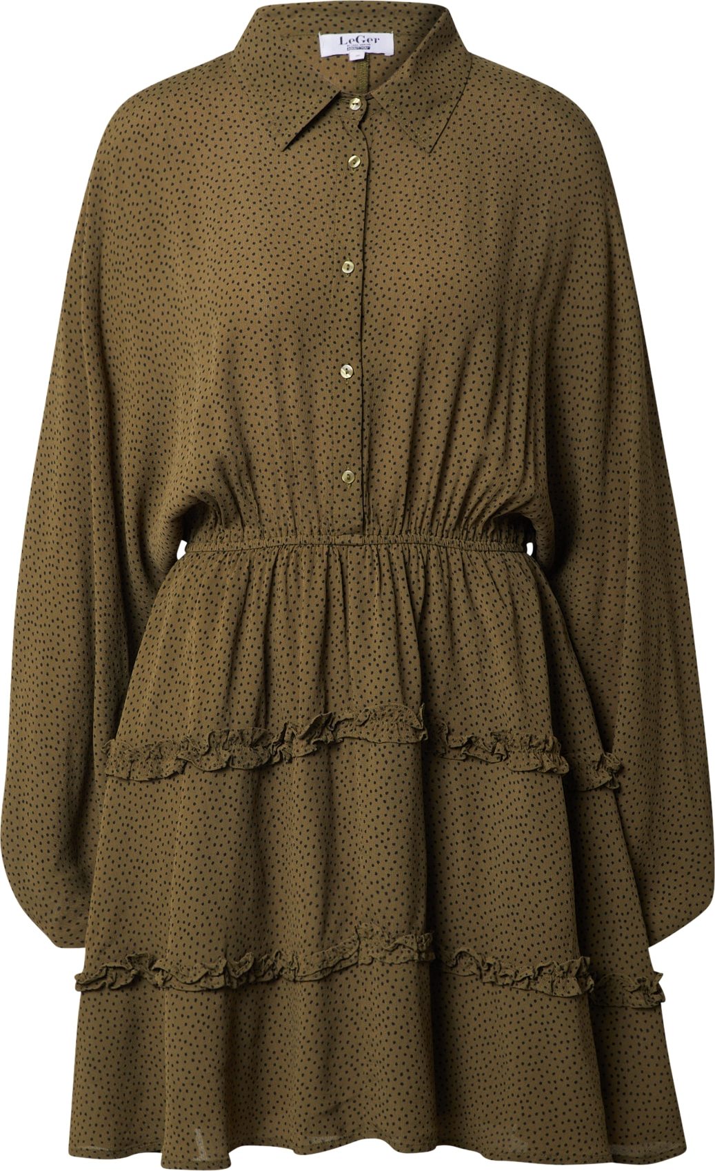 LeGer by Lena Gercke Košilové šaty 'Fabrice' olivová