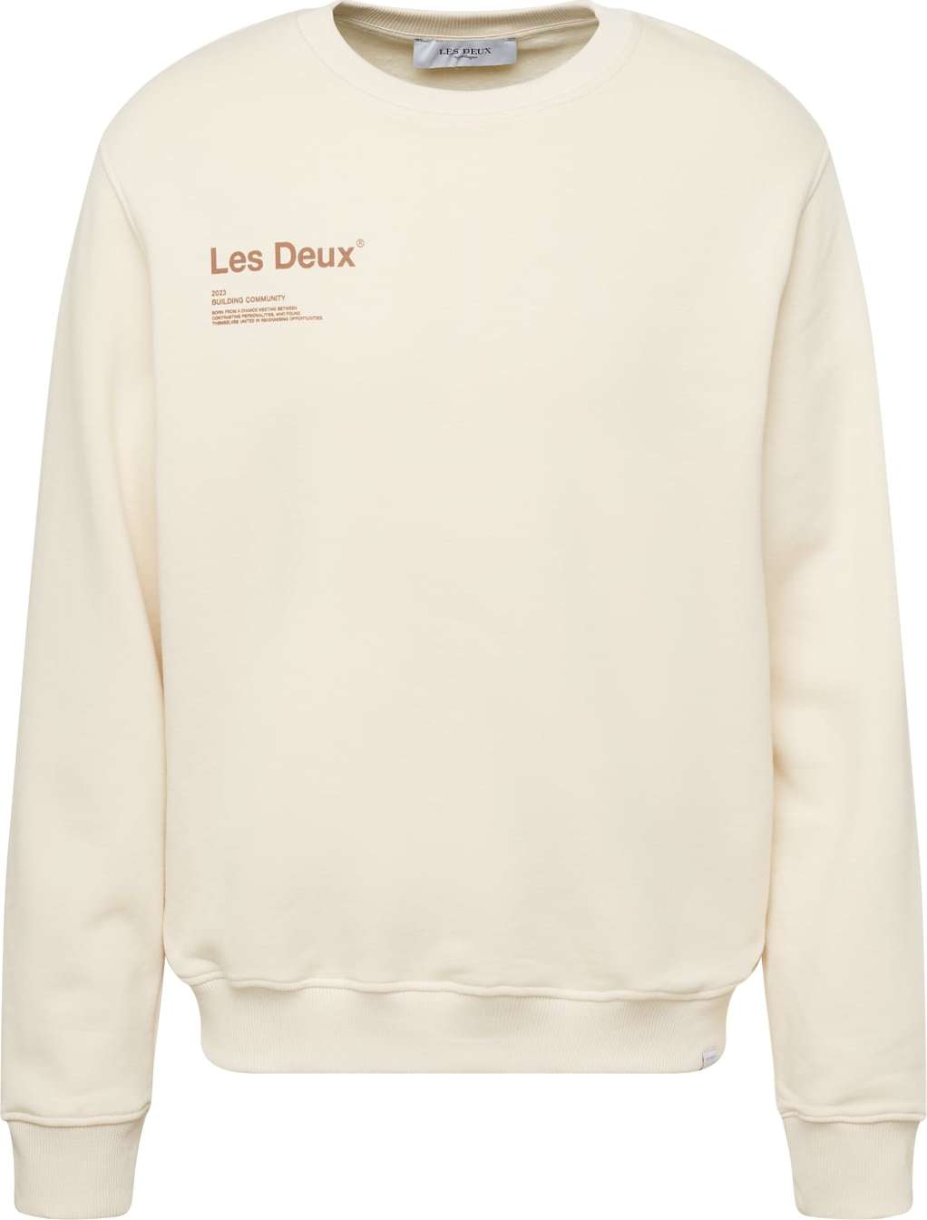 Les Deux Mikina béžová / hnědá