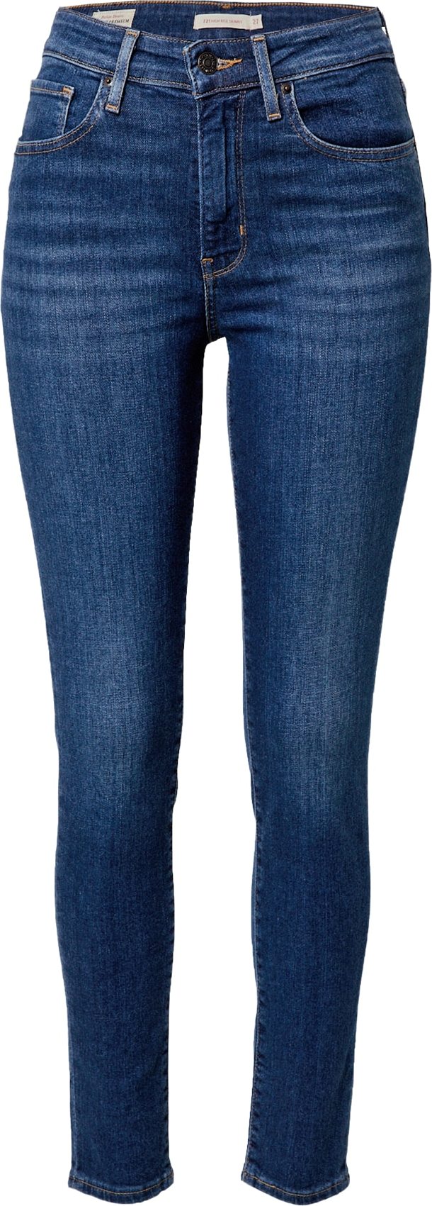 LEVI'S Džíny '721 HIGH RISE SKINNY DARK INDIGO - WORN IN' tmavě modrá