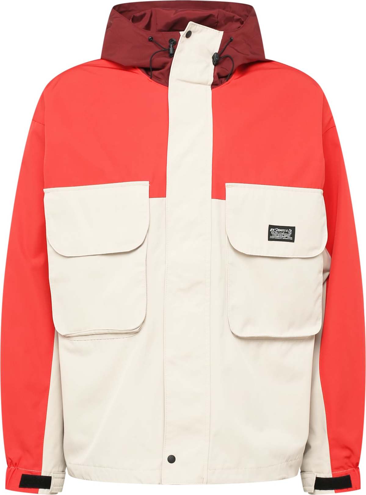LEVI'S Přechodná bunda 'BARTLETT UTILITY JACKET REDS' krémová / tmavě oranžová