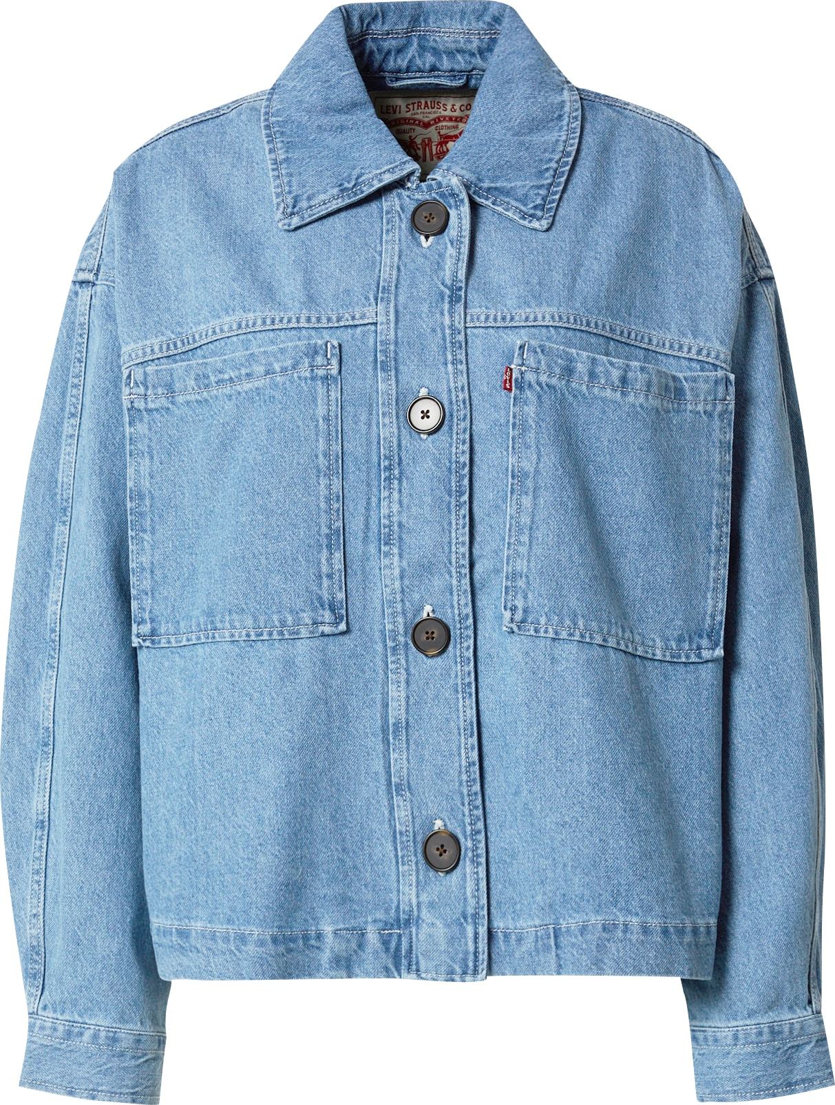 LEVI'S Přechodná bunda 'CARA' modrá džínovina