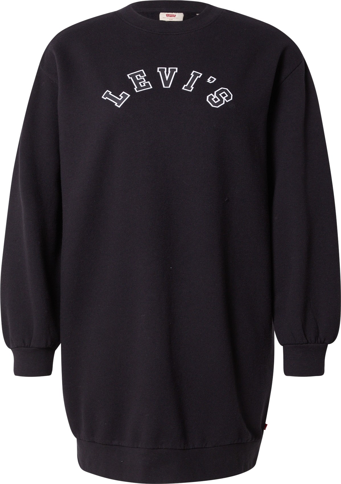 LEVI'S Šaty 'YUNA SWEATSHIRT DRESS BLACKS' černá / bílá