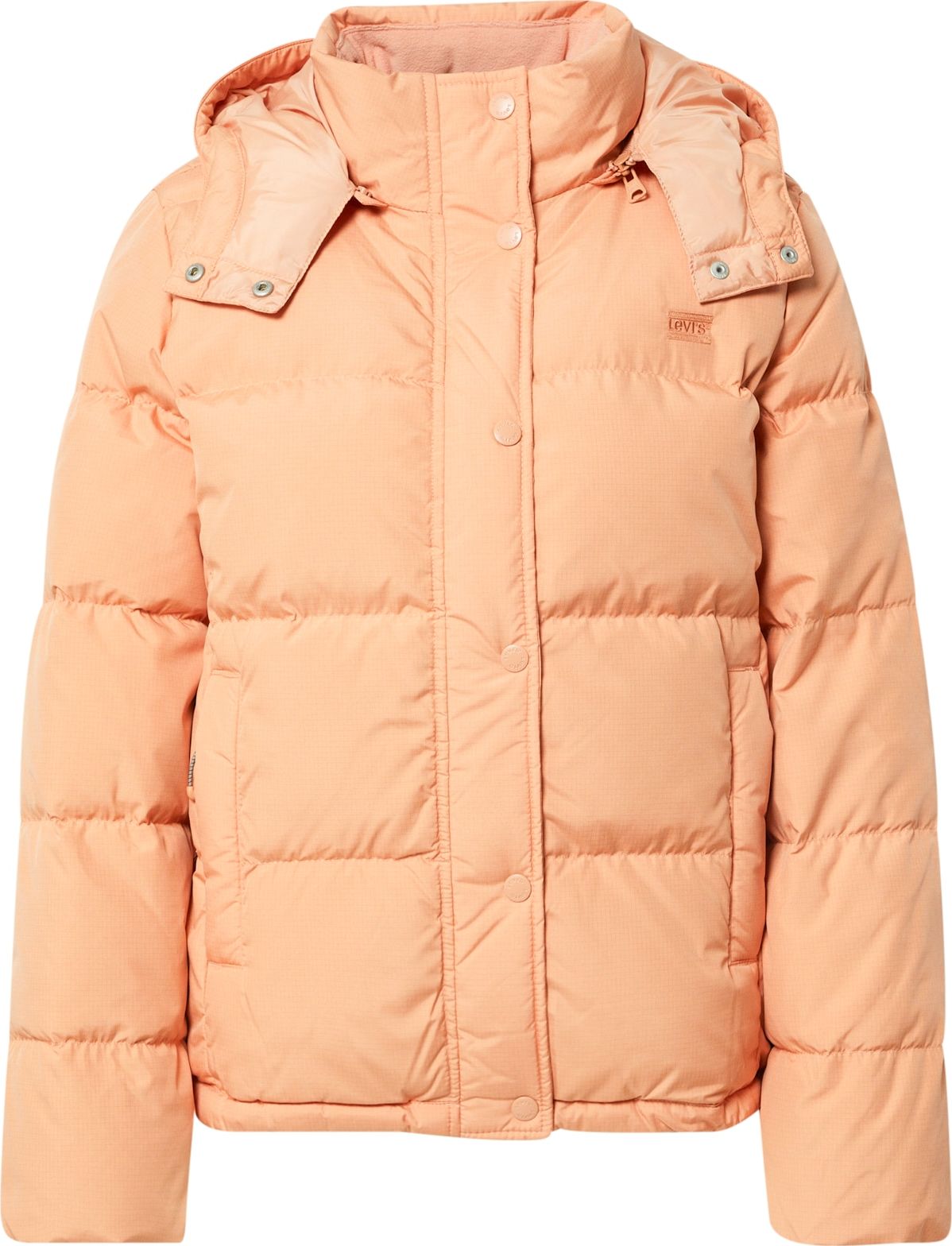 LEVI'S Zimní bunda 'QUINN SHORT DOWN PUFFER NEUTRALS' meruňková