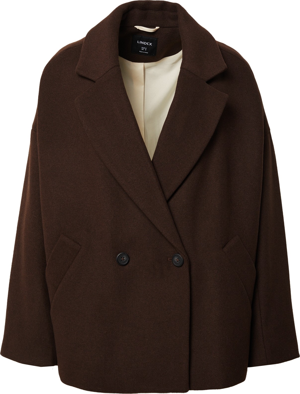 Lindex Přechodný kabát 'Dehlia' hnědá