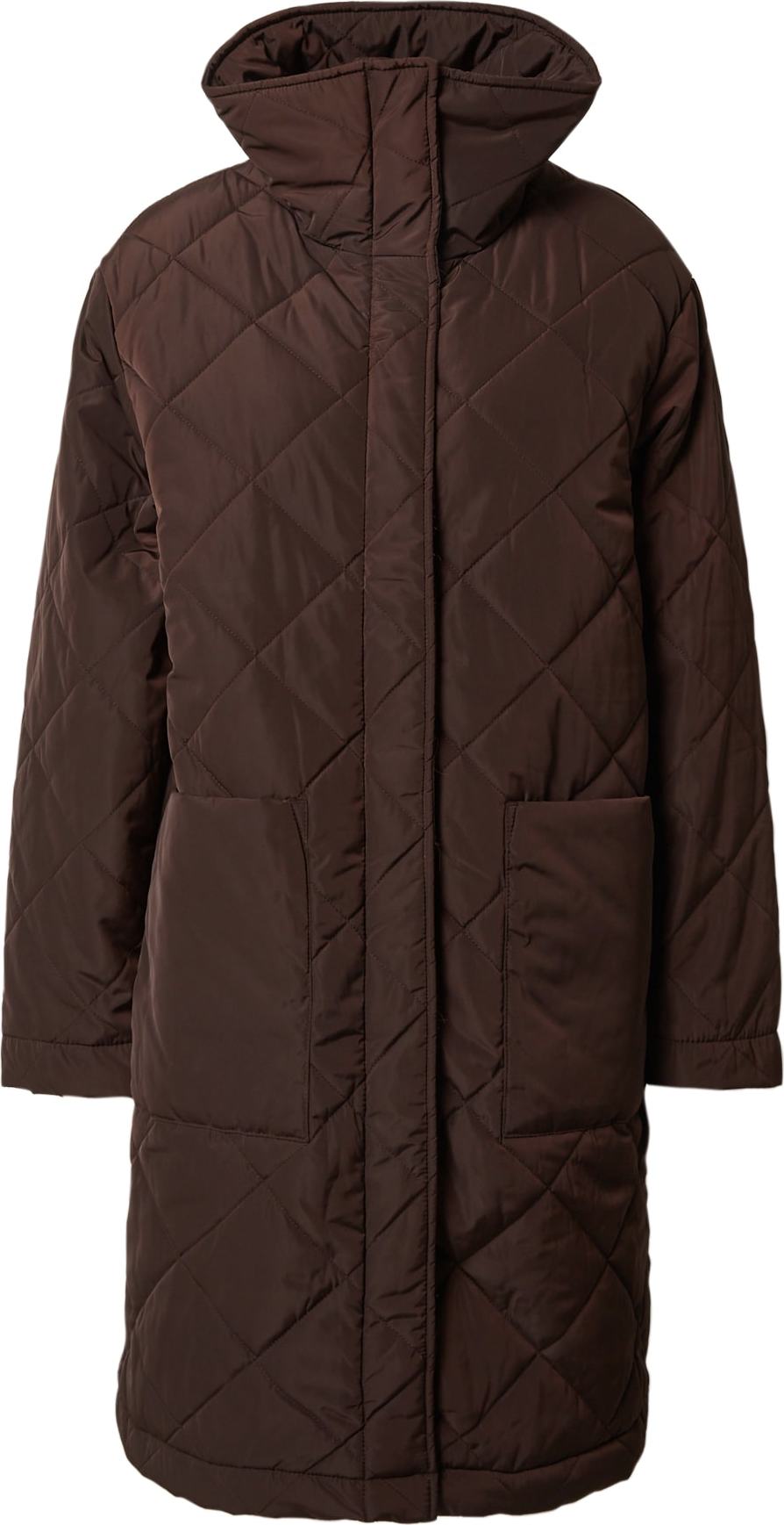 Lindex Přechodný kabát 'Sanja' tmavě hnědá