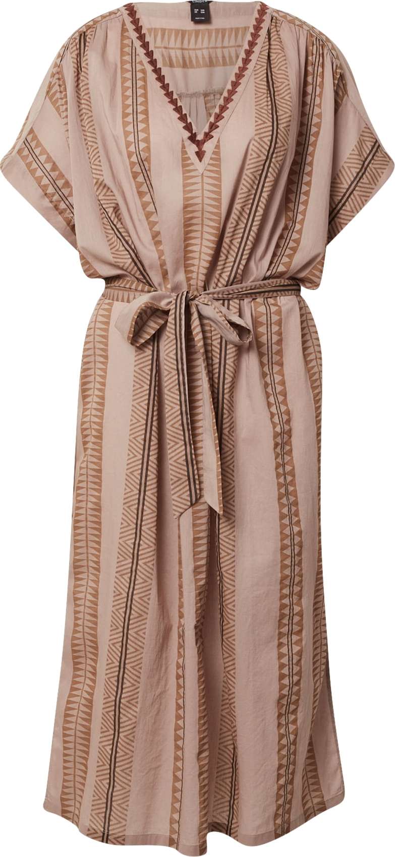 Lindex Šaty 'Kendal' pueblo / světle hnědá / tmavě hnědá