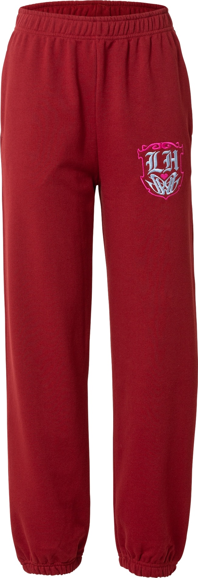 LOCAL HEROES Kalhoty 'ROYAL SQUAD' světlemodrá / pink / burgundská červeň