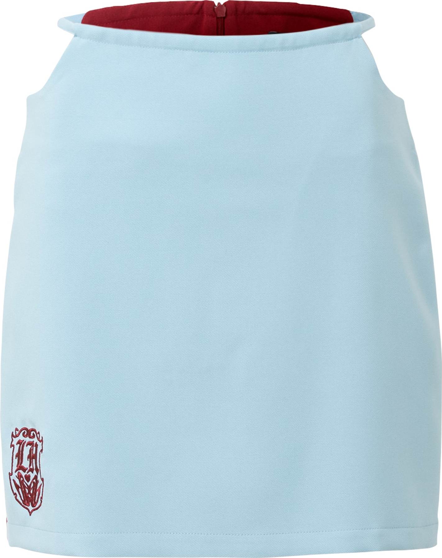 LOCAL HEROES Sukně 'ROYAL SQUAD' světlemodrá / merlot