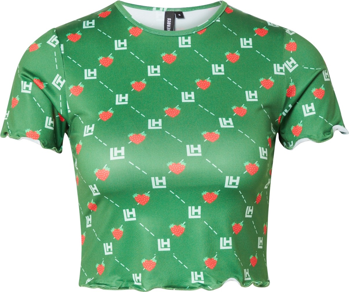 LOCAL HEROES Tričko zelená / červená / bílá