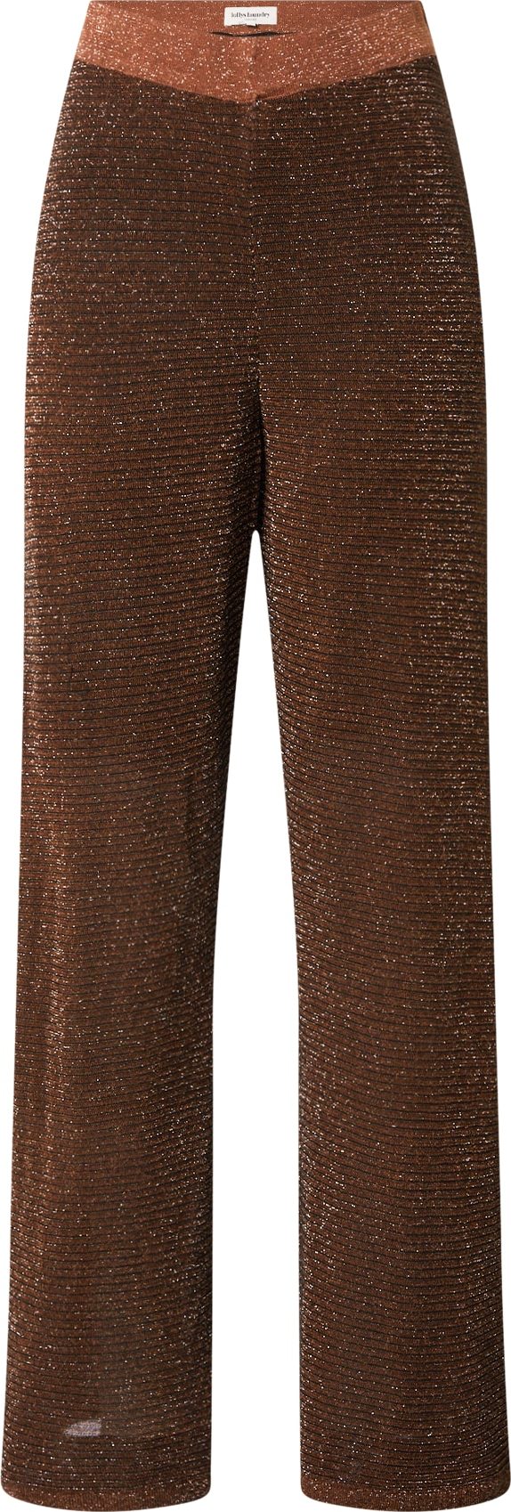 Lollys Laundry Kalhoty 'Tuula' rezavě hnědá / bronzová / černá