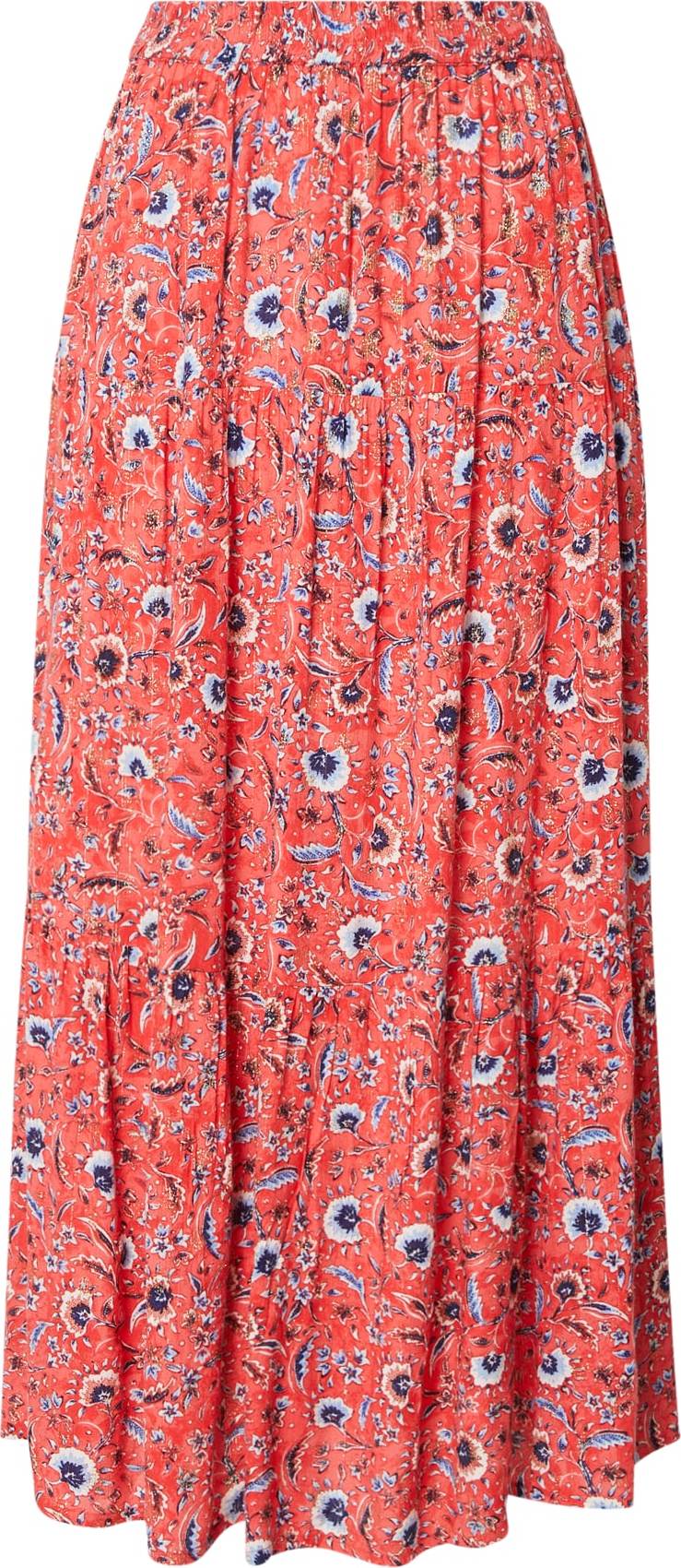 Lollys Laundry Sukně 'Bonny' námořnická modř / světlemodrá / světle červená