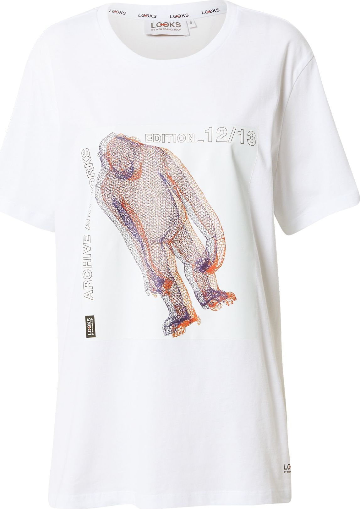 LOOKS by Wolfgang Joop Tričko tmavě modrá / červená / černá / bílá