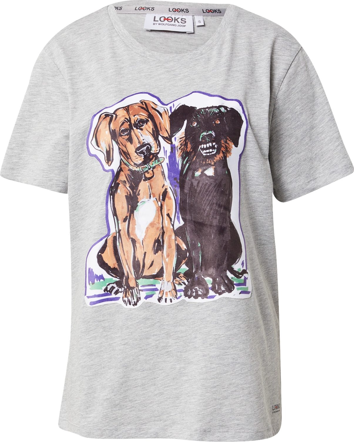 LOOKS by Wolfgang Joop Tričko šedá / mix barev