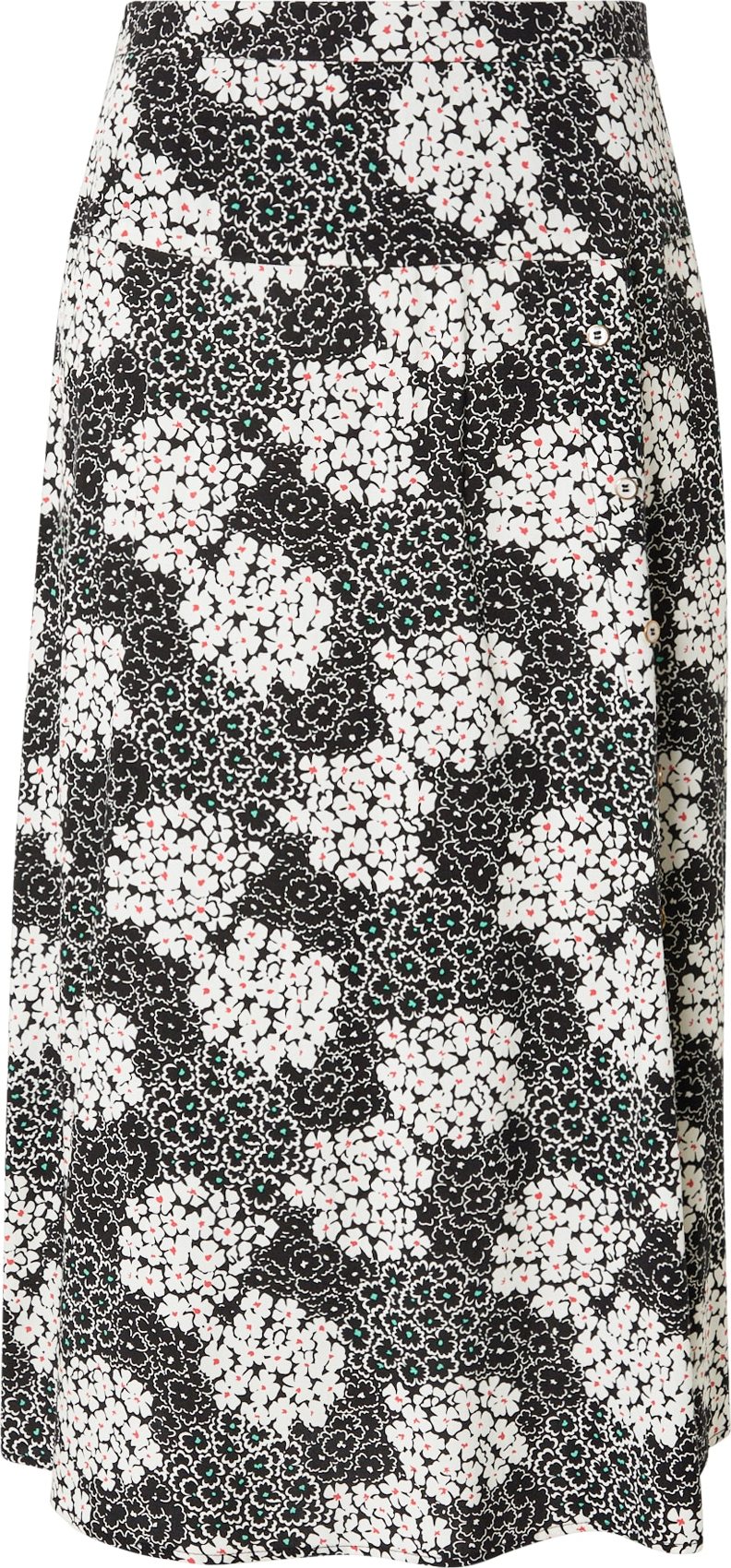 Louche Sukně 'BARNEY' limetková / oranžová / černá / bílá