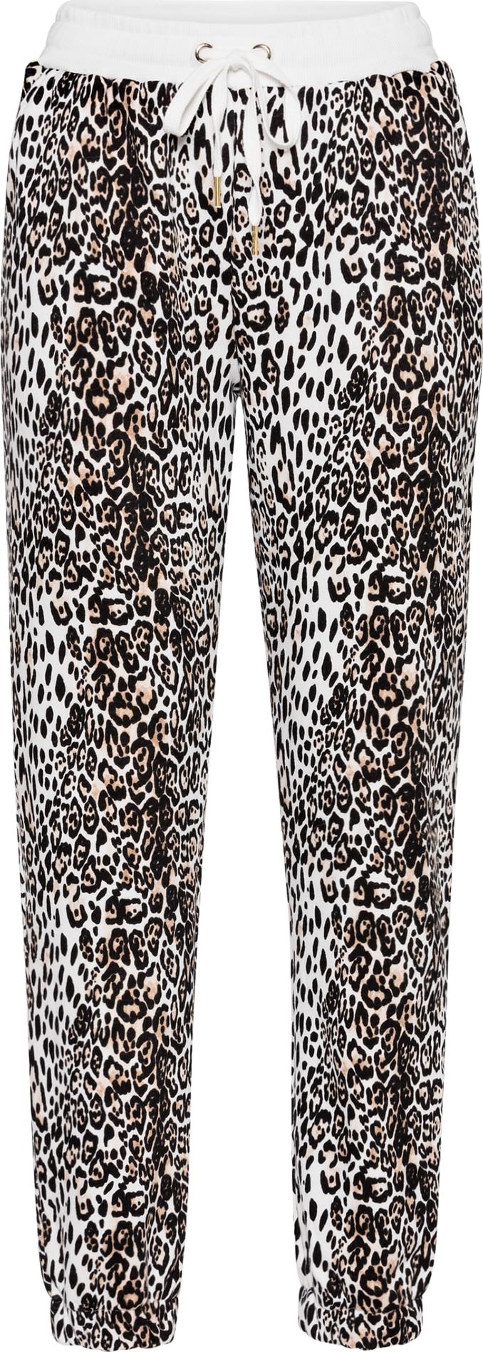 Love & Divine Kalhoty hnědá / černá / bílá