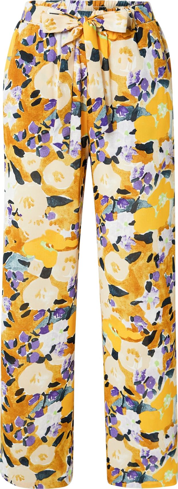 Love & Divine Kalhoty 'Love207-17' tělová / medová / fialová / černá / bílá