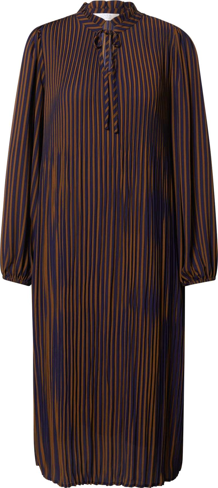 Love & Divine Košilové šaty 'Love698-1' námořnická modř / hnědá