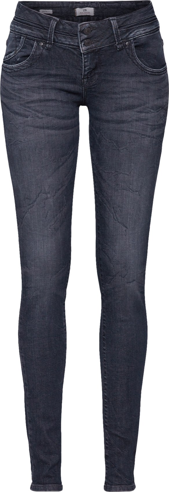LTB Džíny 'JULITA X' tmavě šedá