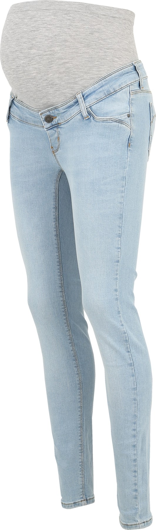 MAMALICIOUS Džíny 'SAVANNA' světlemodrá / šedý melír