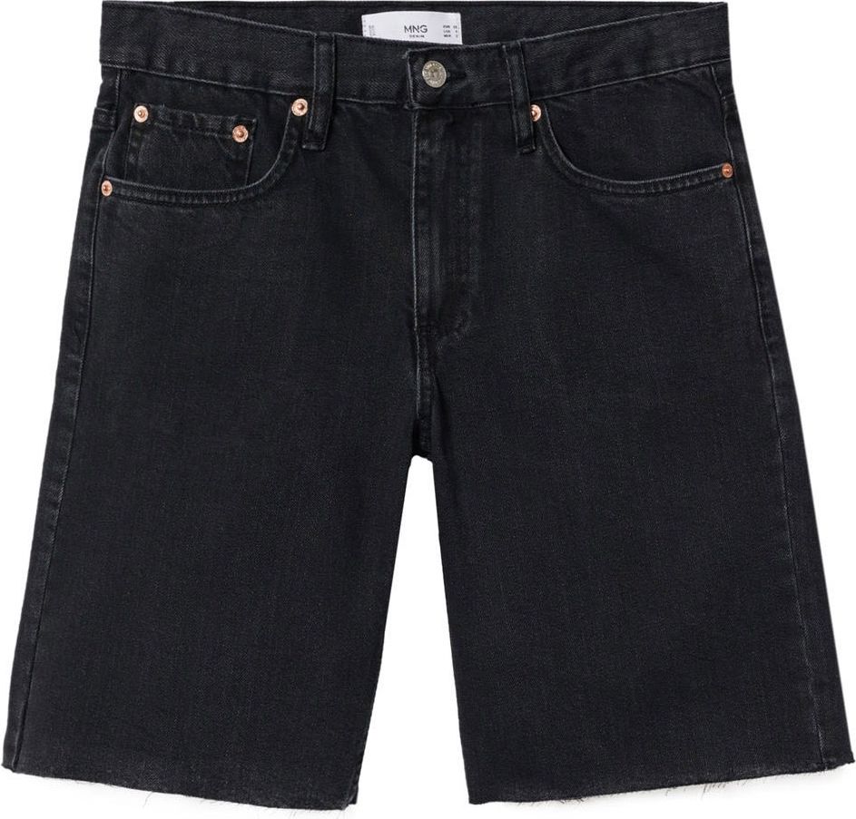 MANGO Džíny 'Anais' černá džínovina