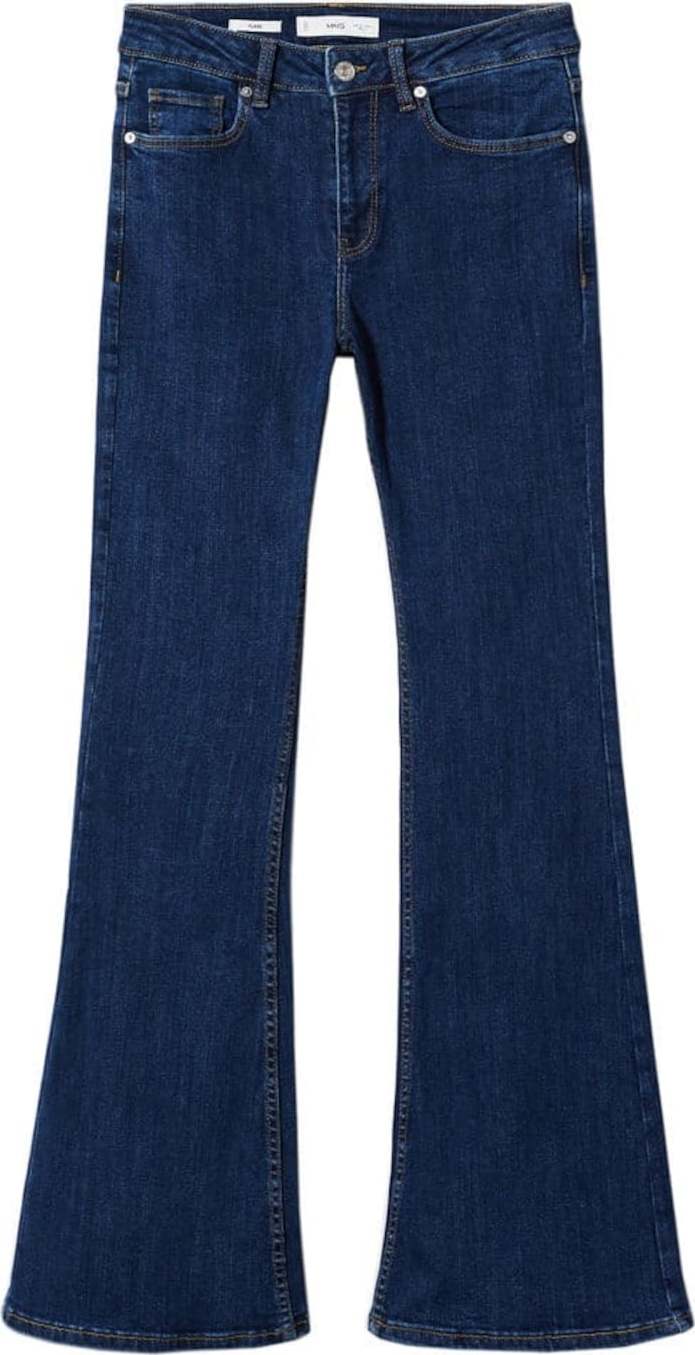 MANGO Džíny tmavě modrá