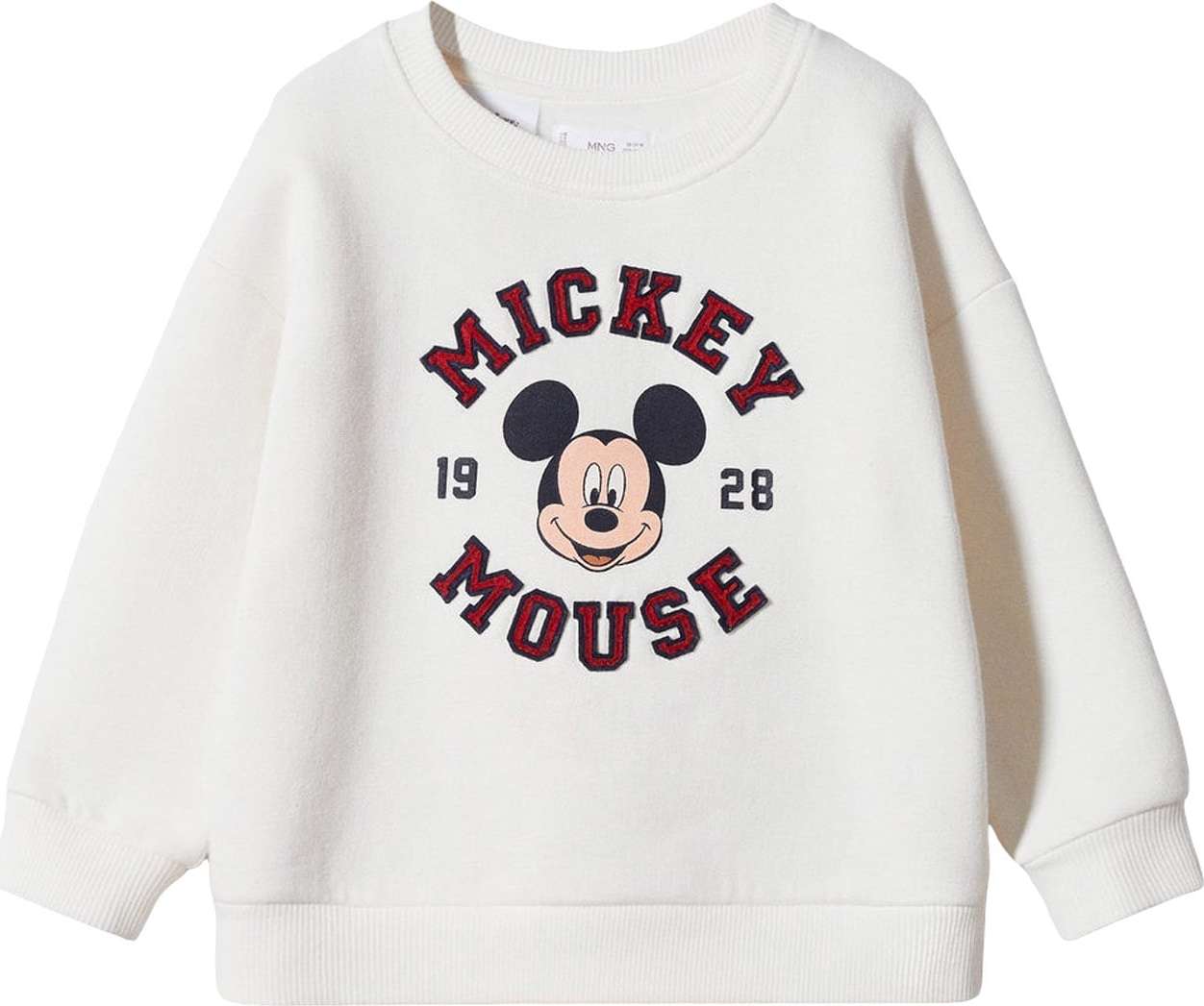 MANGO KIDS Mikina režná / červená / černá