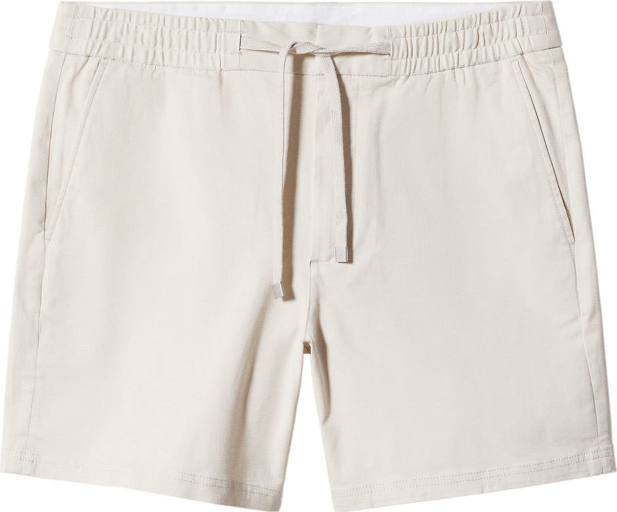 MANGO MAN Chino kalhoty světle béžová