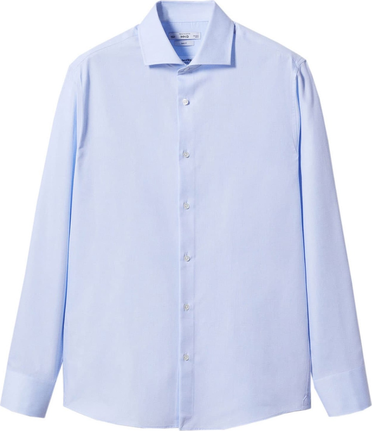MANGO MAN Košile 'Italia' pastelová modrá