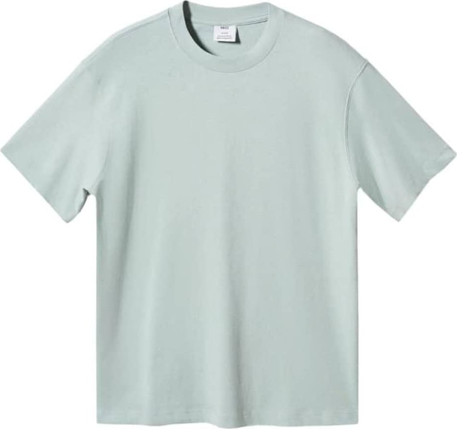 MANGO MAN Tričko 'anouk' zelená