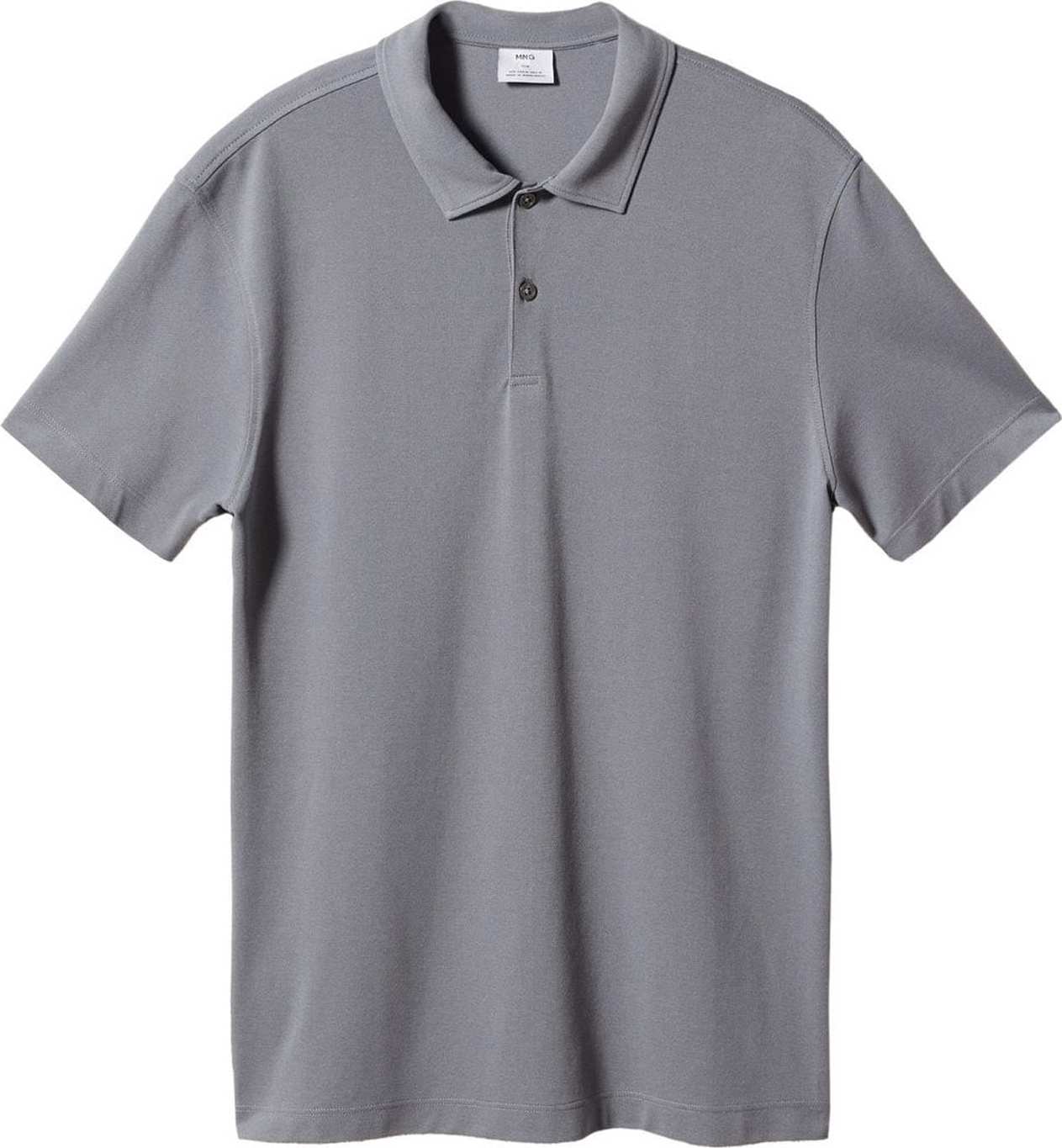 MANGO MAN Tričko 'Ezqui' šedá