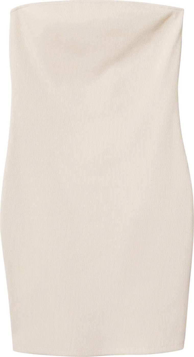 MANGO Šaty pastelově růžová