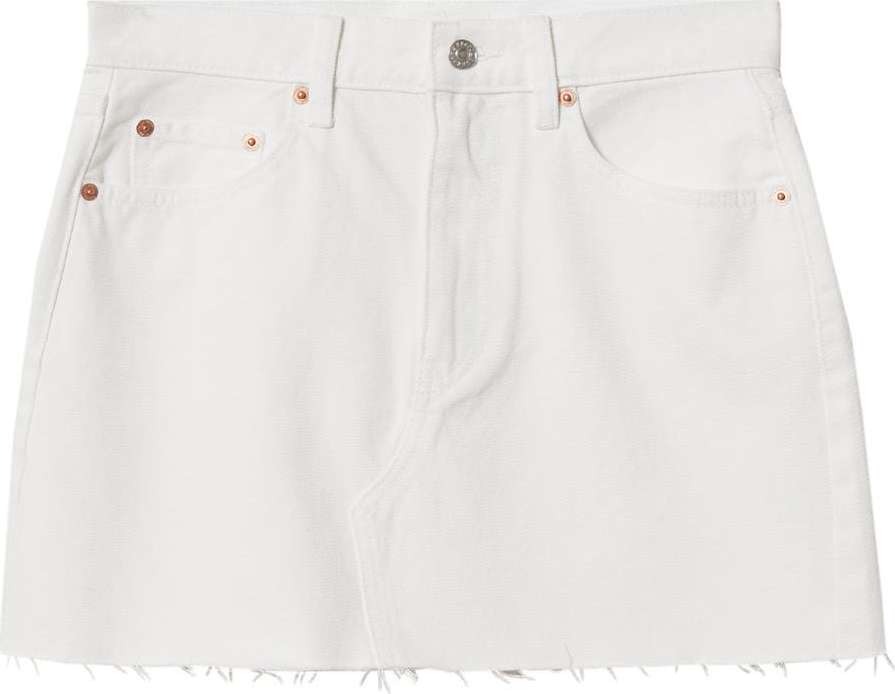 MANGO Sukně 'HAILEY' bílá