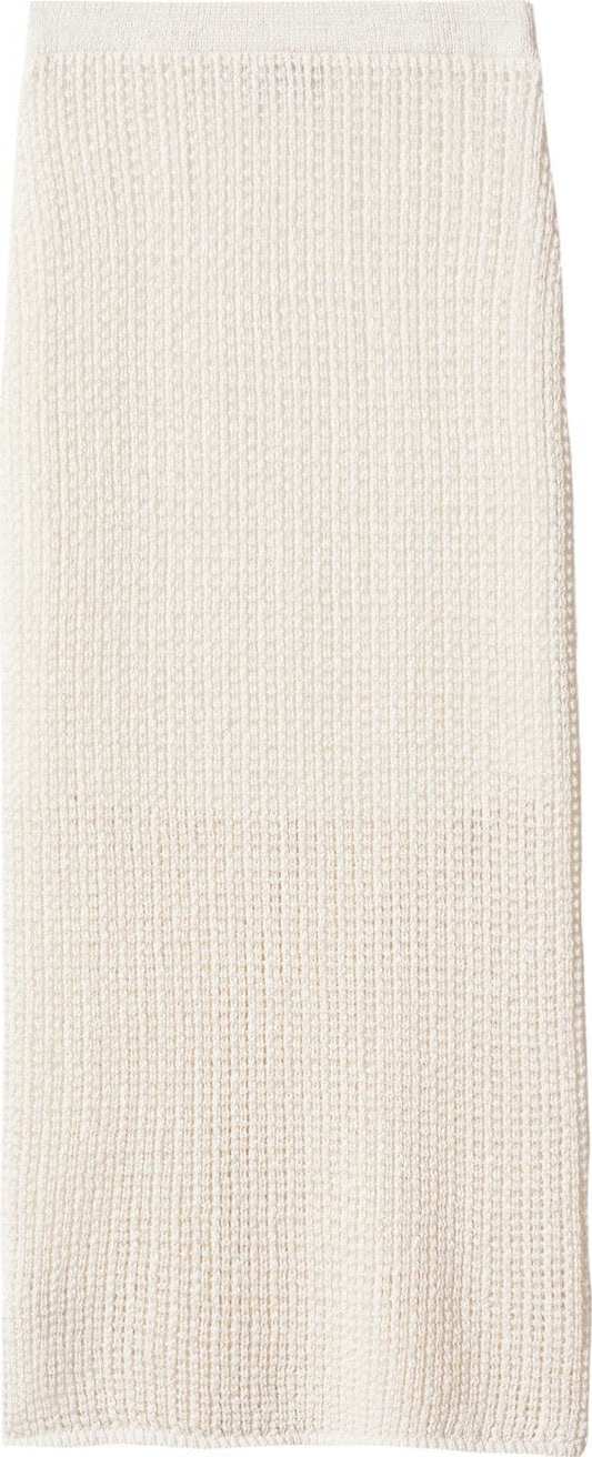 MANGO Sukně krémová