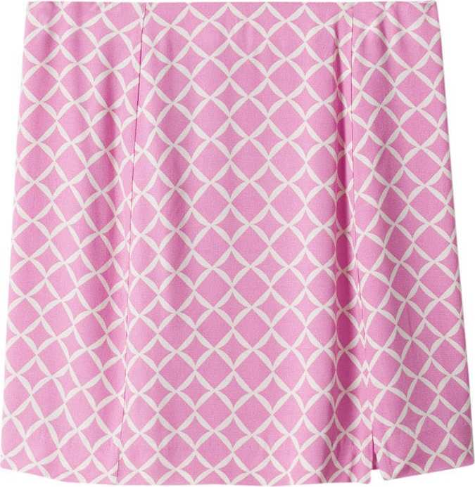 MANGO Sukně pink / bílá