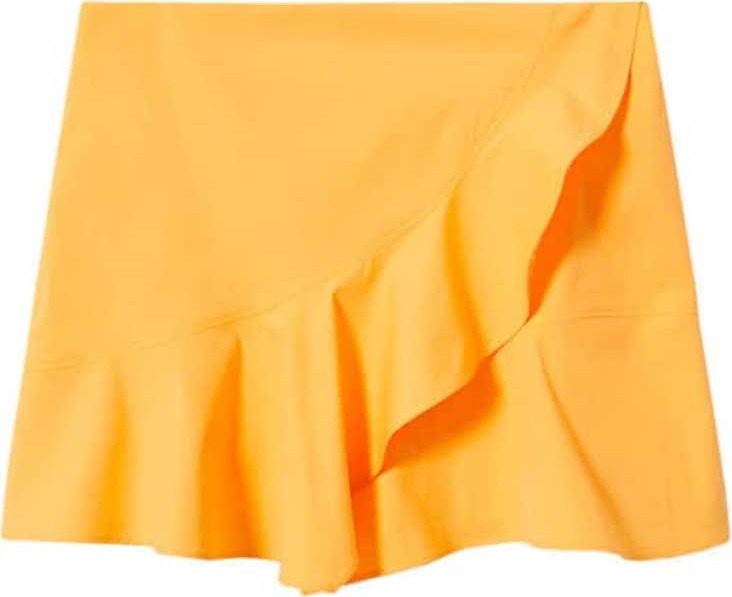 MANGO Sukně 'Zebri' zlatě žlutá